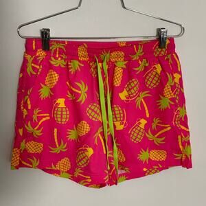 Savage Tacticians Pinapple and granades Swim trunks size small
